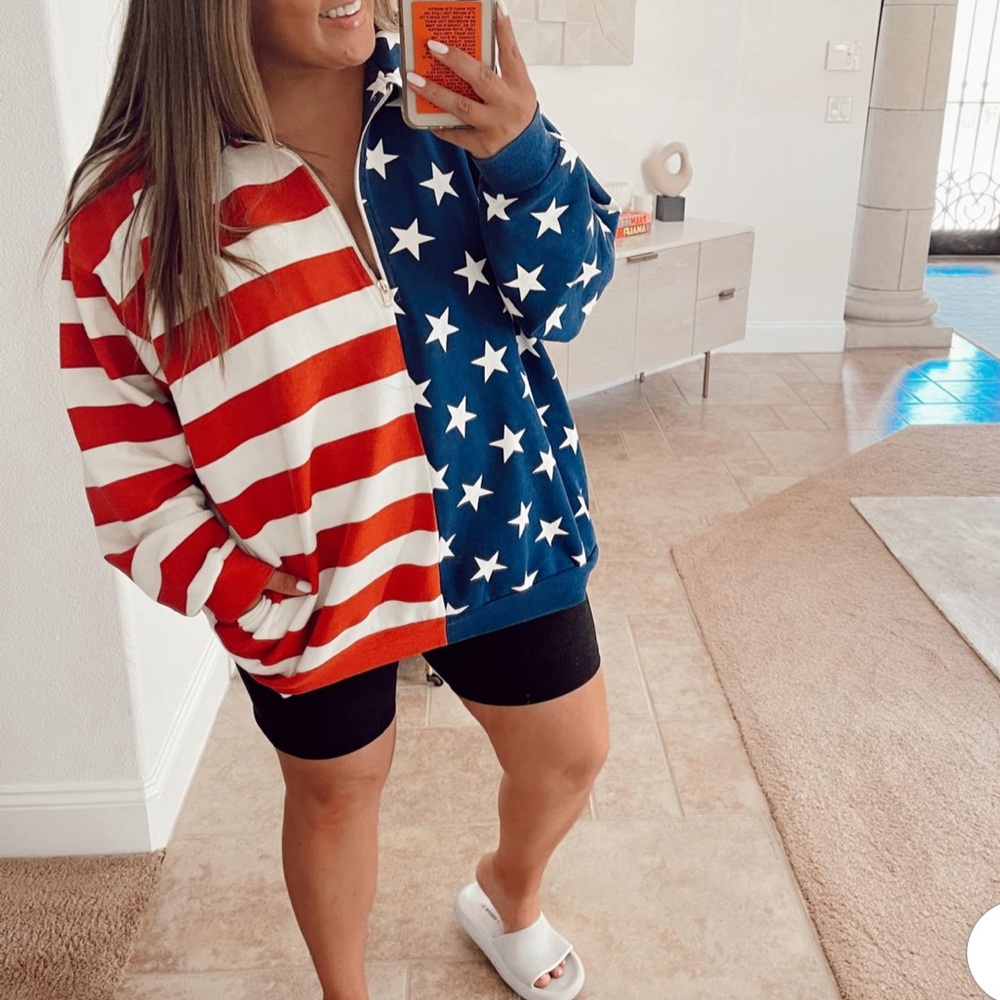 NWT Show Me Your Mumu Half Zip Sweatshirt